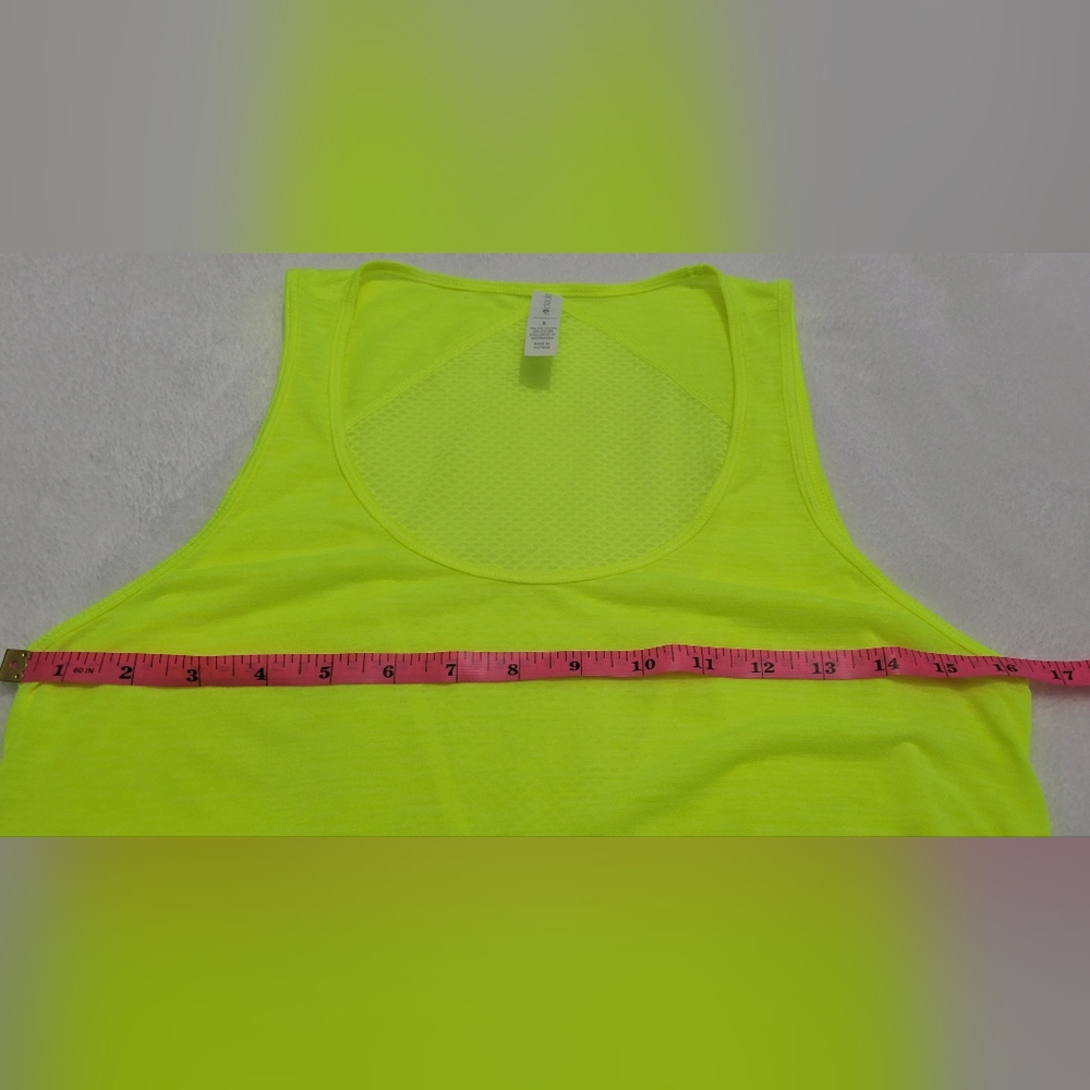 Ideology Neon Yellow Tank Top NWOT - Picture 7 of 8